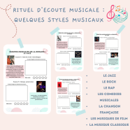 Rituel D coute Musicale Quelques Styles Musicaux La Classe De Clara